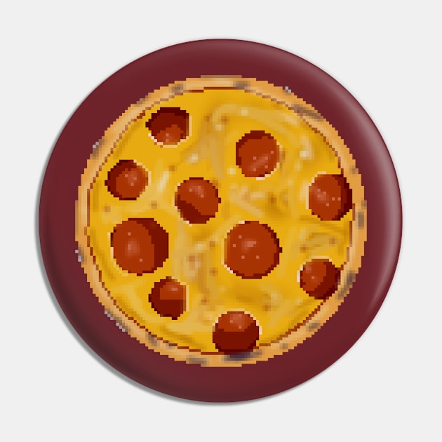 Pixel pizza Pin by Catburger