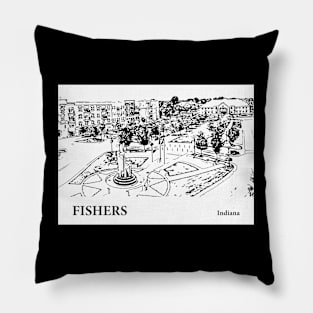 Fishers Indiana Pillow