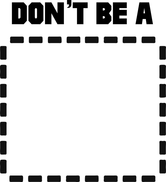 Don't Be A Rectangle Kids T-Shirt by SaverioOste