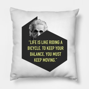 Eistein Quotes Pillow