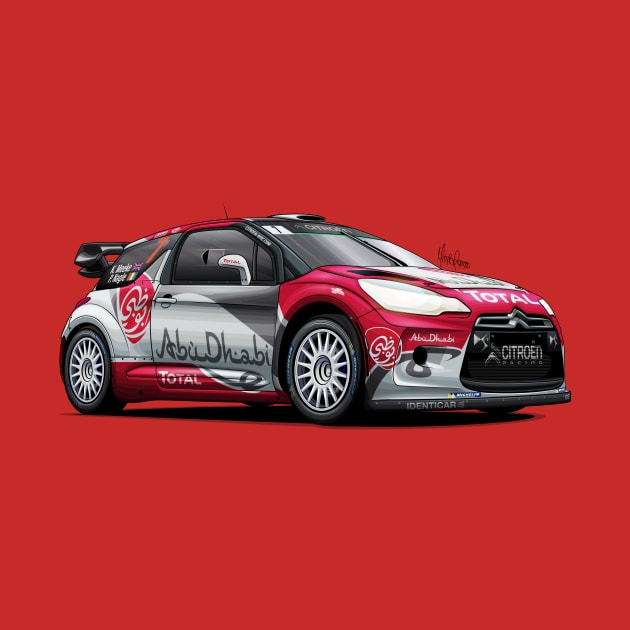 Citroen DS3 WRC - Kris Meeke by Mario Ramos Rally Art