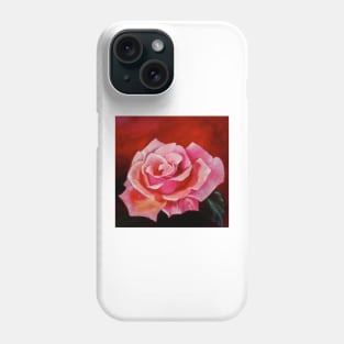 Pink Rose Dew Drops Phone Case