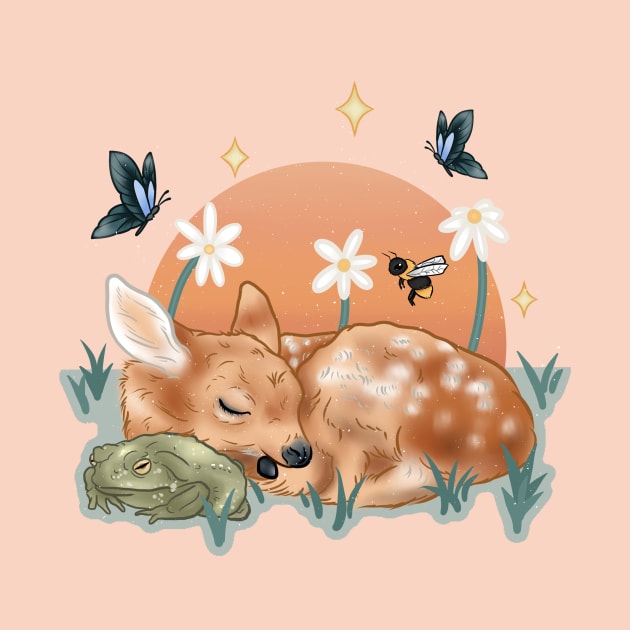 Foal & Toad Take a Nap by Luck and Lavender Studio