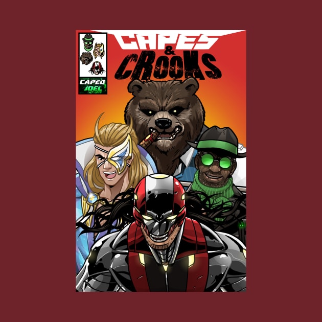 Capes And Crooks Comic Cover by CapedJoel