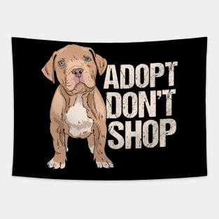 Adopt don't shop - Dog Rescue Gift Tapestry