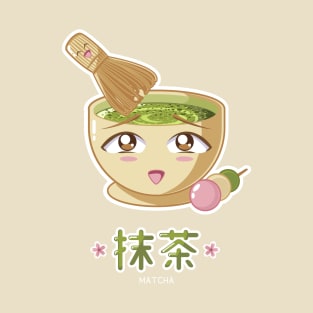 Cute Matcha Character T-Shirt