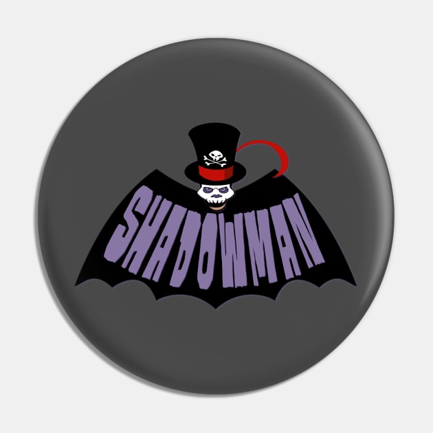 Shadowman Pin by EnchantedTikiTees