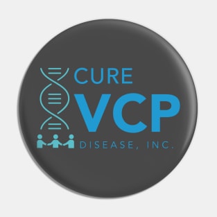 Refreshed Cure VCP Disease Logo - Color Pin