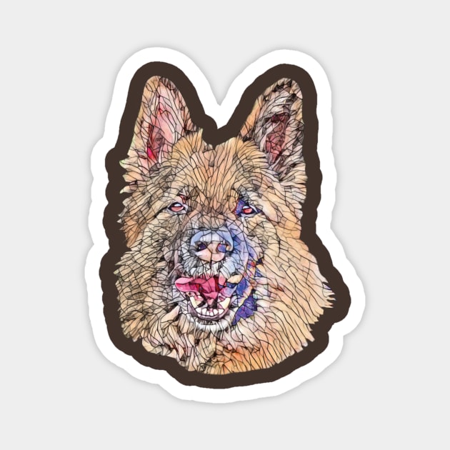 German Shepherd Magnet by DoggyStyles