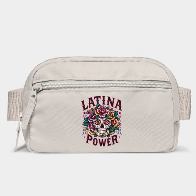 Latina Power Ethnic Pride Sugar Skull by Anticorporati