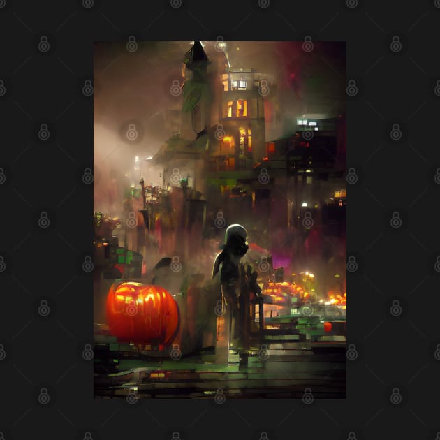 RAINY HALLOWEEN NIGHT IN NEW YORK by sailorsam1805