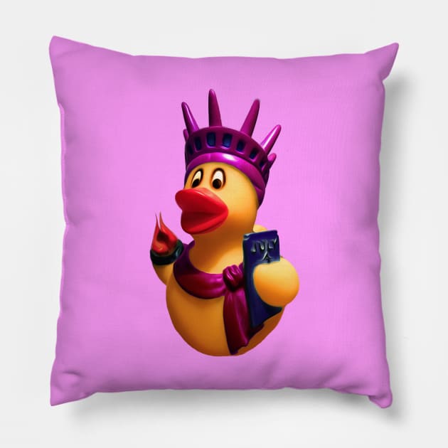 Liberty Duck Pillow by Jonthebon