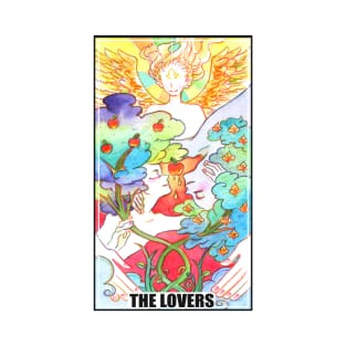 The Lovers tarot card T-Shirt