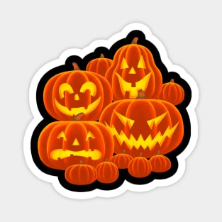 Buncha Pumpkins Magnet