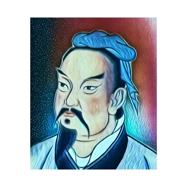 Sun Tzu Portrait | Sun Tzu Artwork 5 by JustLit