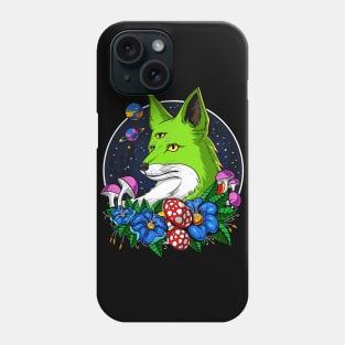 Alien Fox Third Eye Space UFO Phone Case