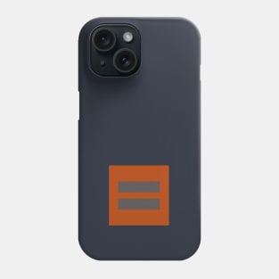 Navy Equality Shirt Umber Phone Case