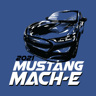 2021 Mustang Mach-e Retro Car T-Shirt