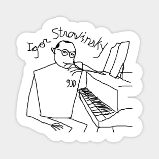 Igor Stravinsky by 9JD Magnet