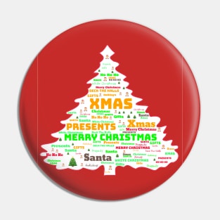 Large Xmas Tree Pin