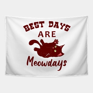 Best Days Are Meowdays Tapestry