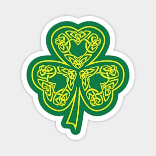 Celtic Knot Shamrock Magnet