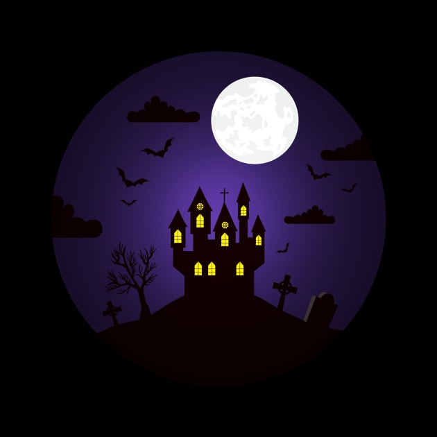 Halloween - Dracula Castle by Lionti_design