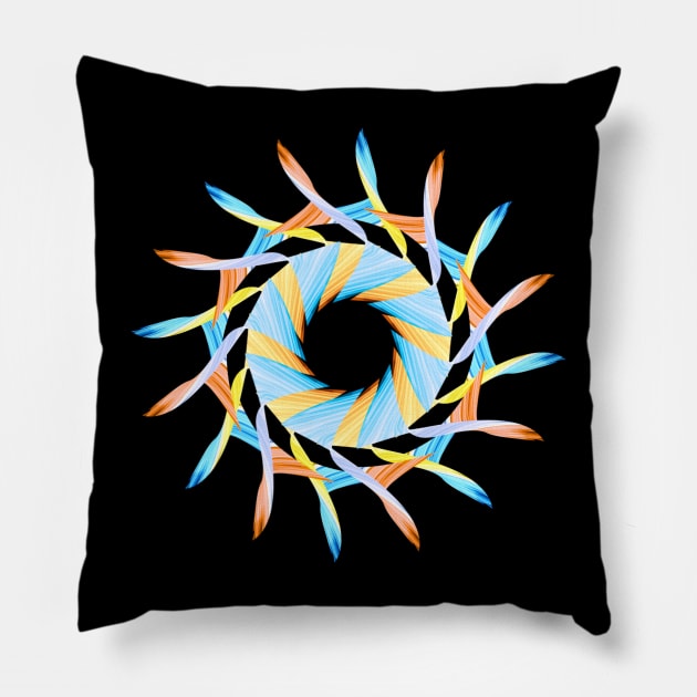 Multicolor mandala Pillow by Meo Design