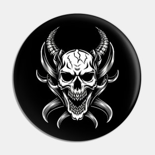 Dragon Skull Play Swift Pin