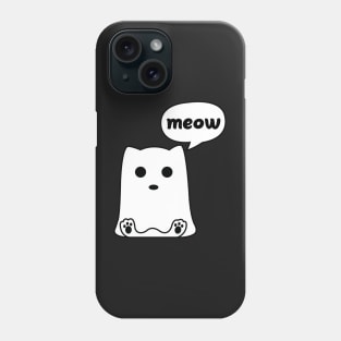 Halloween Ghost Cat Phone Case