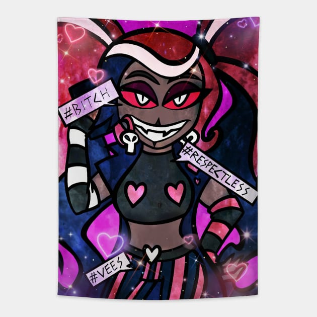 Hazbin Hotel - Velvette Tapestry by ScribbleSketchScoo