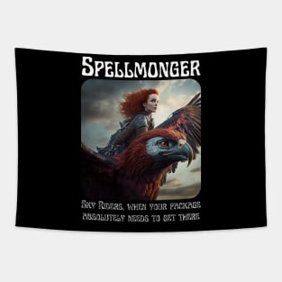 Spellmonger - Skyrider Delivery Service Tapestry