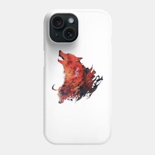 Fenrir: The Mighty Fire Wolf Phone Case