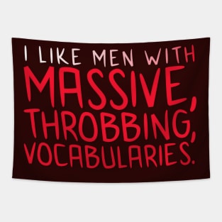 Hung Vocabulary Tapestry