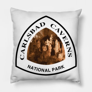 Carlsbad Caverns National Park shield Pillow