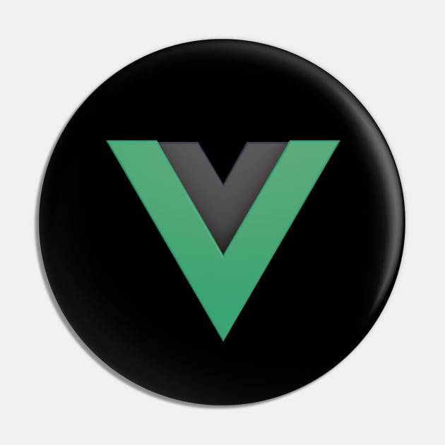 Vue Js 3d Logo Vue Js Pin Teepublic