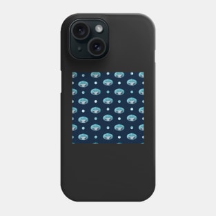 Polka Jellies Ocean Blue Phone Case