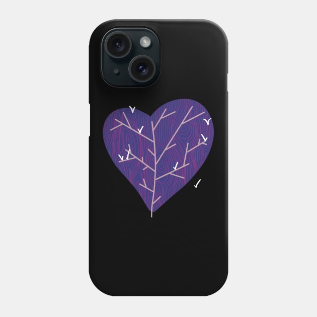 Dove Heart Tree Phone Case by nathalieaynie