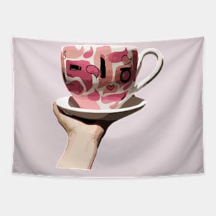 beauty tea pot mug Tapestry