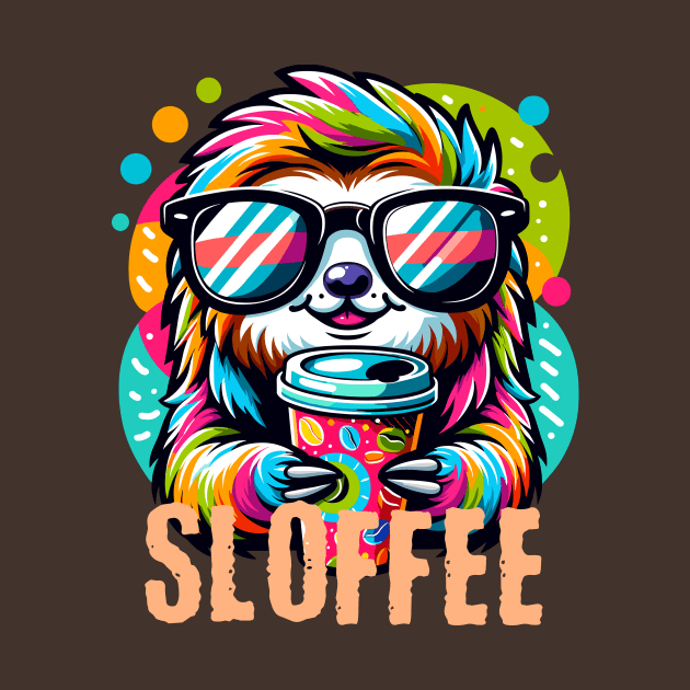 Cute Sloffee Sloth Coffee by Muslimory