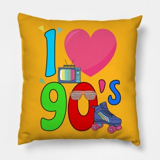 I love 90s Pillow