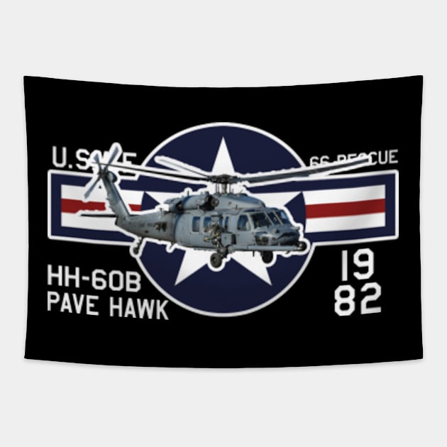 Aircraft HH-60 G Pave Hawk Tapestry by lada untung