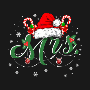 Mrs Claus Chestnuts Funny Christmas T-Shirt