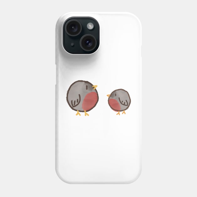 Chonky Robins Phone Case by silverxsakura