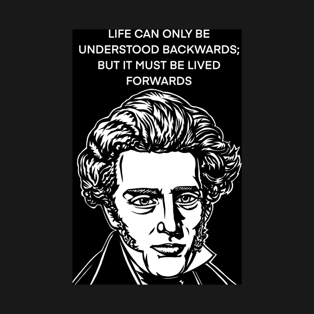 SOREN KIERKEGAARD quote .5 - ink portrait by lautir