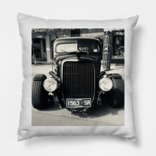 Black Rat Rod Pillow