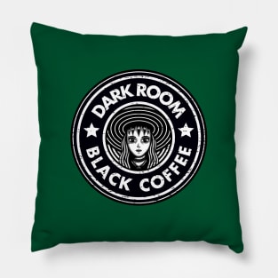 Dark Room Black Coffee Pillow