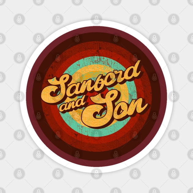 Sanford and soon - VINTAGECIRCLE Magnet by okaka