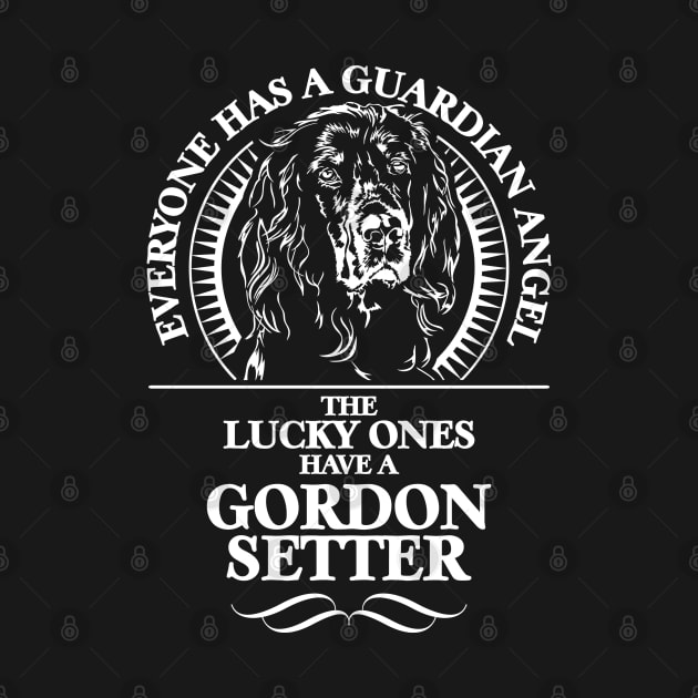 Gordon Setter Guardian Angel dog saying by wilsigns