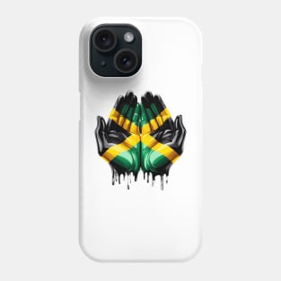 Jamaica Flag Hands Phone Case